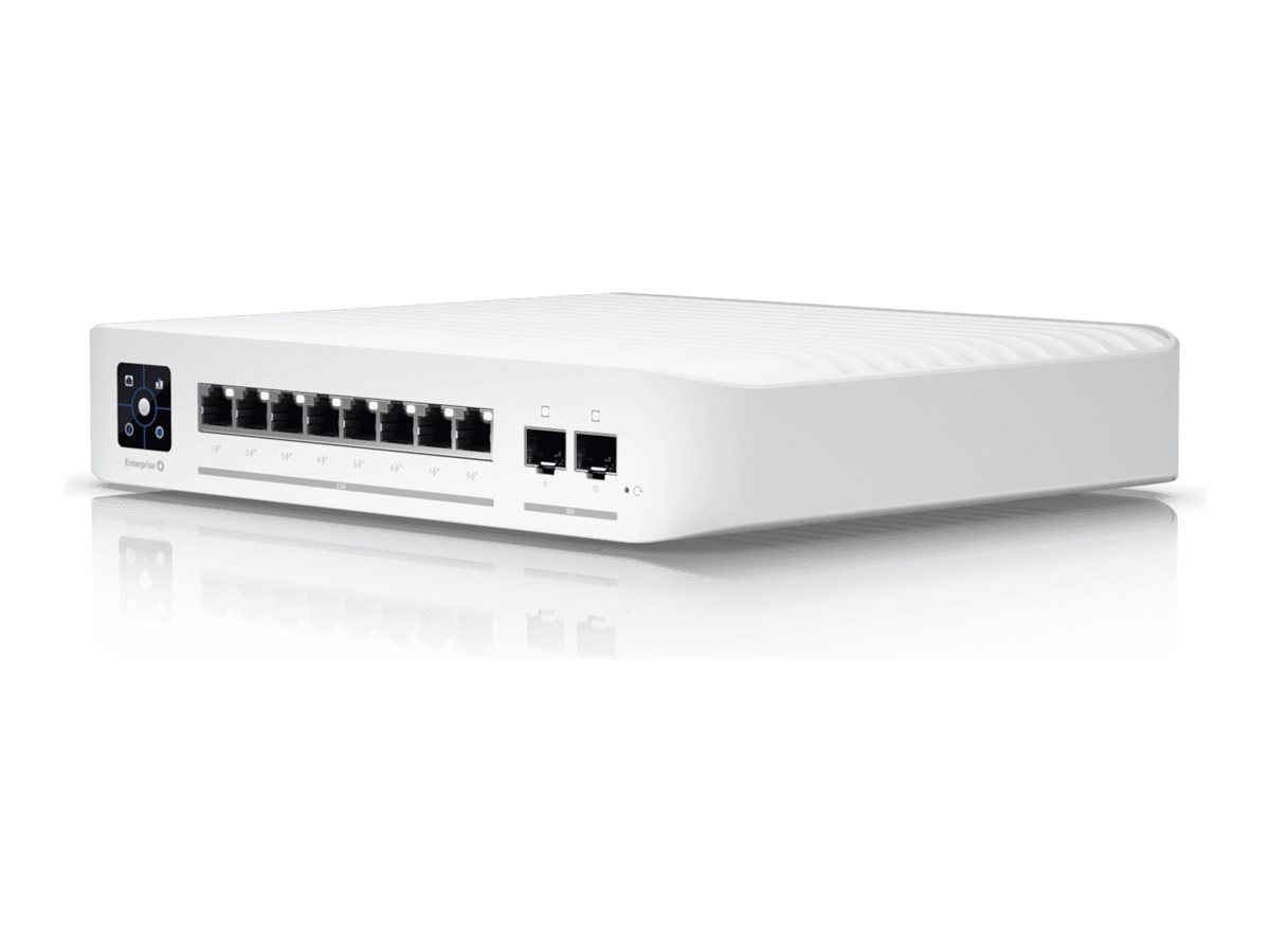 Ubiquiti Unifi Switch Pro 8 PoE - USW-PRO-8-POE - Managed L3 - Desktop/Wall-mountable - SFP+ ports quantity 2 - Power supply type AC/DC, Internal, 150W