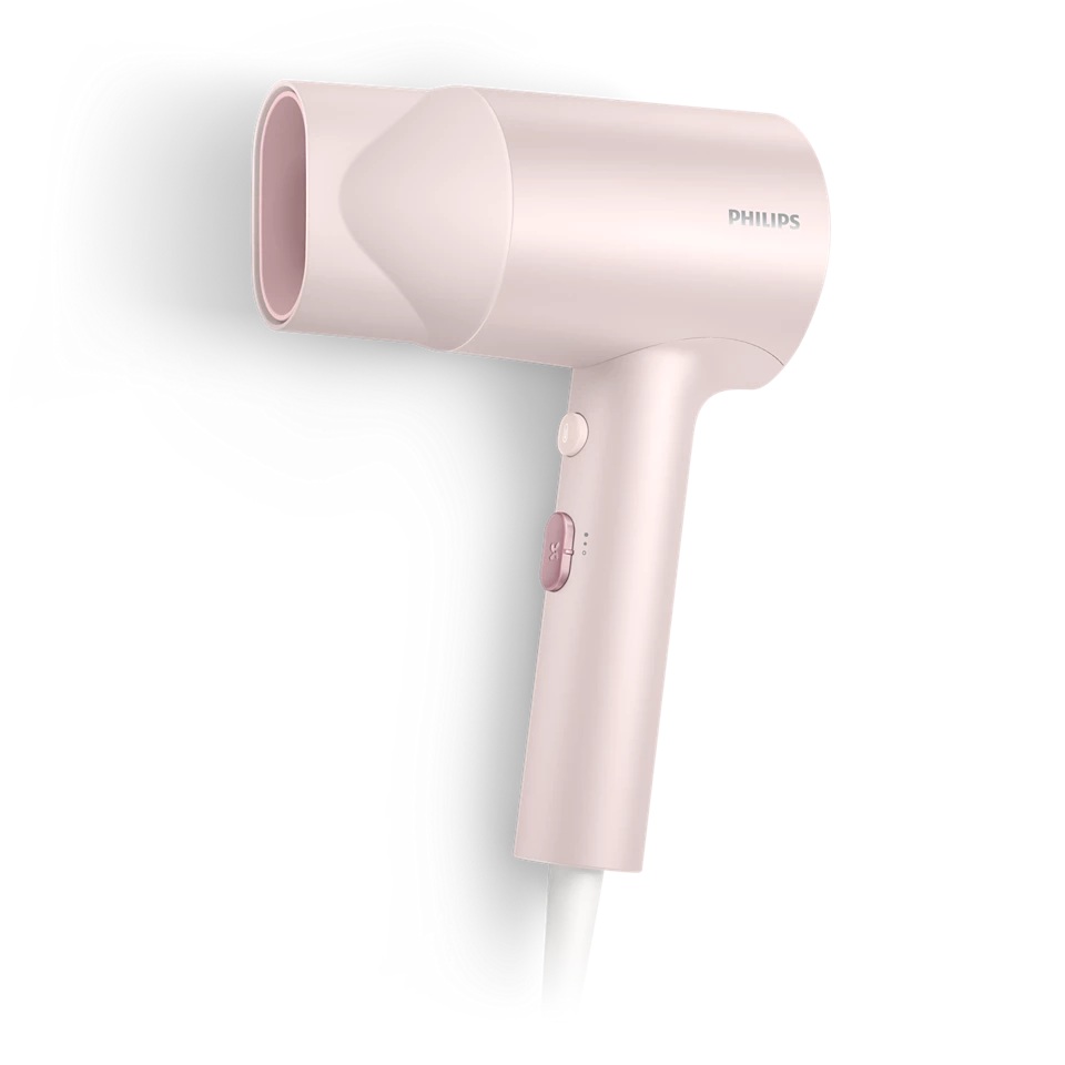 Philips - Hair dryer - BHD321/50 3000 Series - 1600 W - Number of temperature settings 2 - Ionic function - Pink