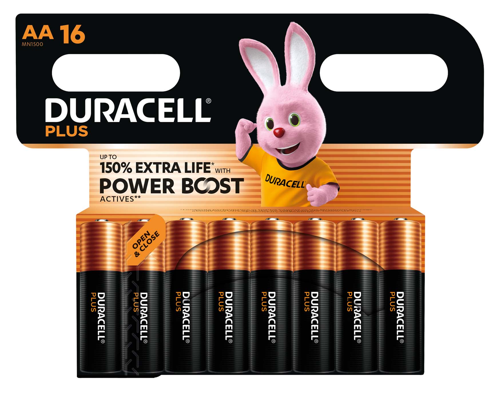 Duracell Plus Boost MN 1500 BL16 - AA
