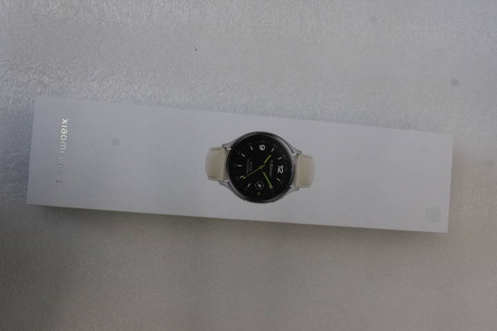 SALE OUT. Xiaomi Watch 2 Titan Gray Case With White Leather Strap - SALE OUT. Xiaomi Watch 2 Titan - Smart watch - GPS (satellite) - AMOLED - 1.43" - Gray - USED, SCRATCHES ON SCREEN AND CHARGING DOCK