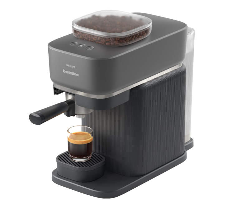Philips Coffee maker - BAR300/60 Baristina - Pump pressure 16 bar - Semi-automatic - 122.8 W - Black