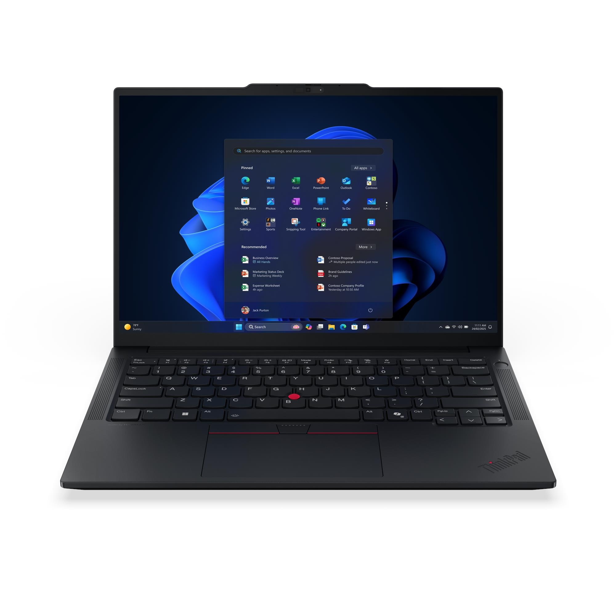 Lenovo ThinkPad E14 G7 Intel - Black - 14 " - IPS - WUXGA - 1920 x 1200 pixels - Anti-glare - Intel Core Ultra 5 - 226V - 16 GB - Soldered LPDDR5x - Solid-state drive capacity 512 GB - Intel Arc Graphics 130V - Windows 11 Pro - 802.11ax - Bluetooth versio