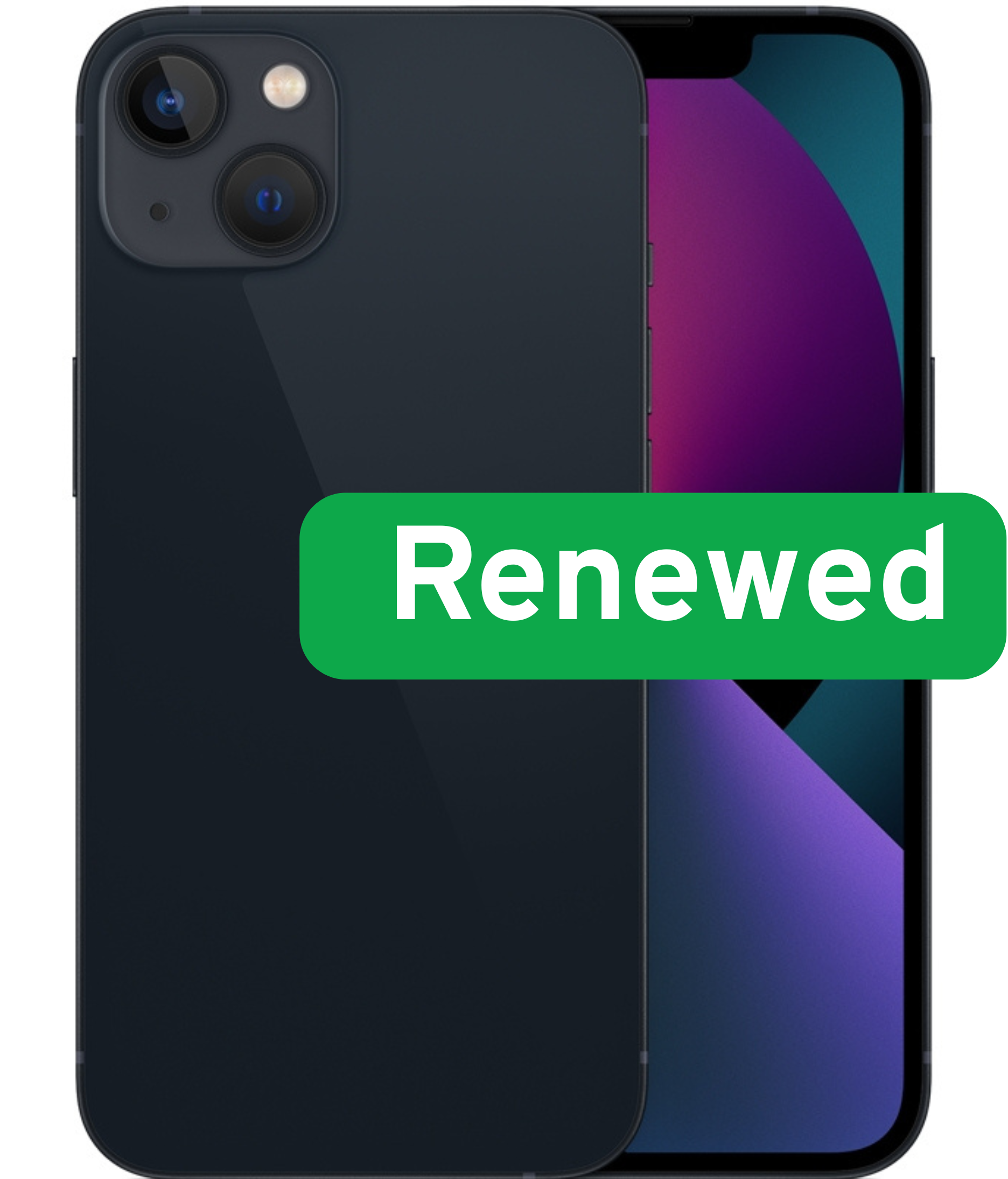 Apple Renewed Grade B - Apple iPhone 13 - Midnight - 6.1 " - Super Retina XDR - A15 Bionic - 4 GB - 128 GB - iOS