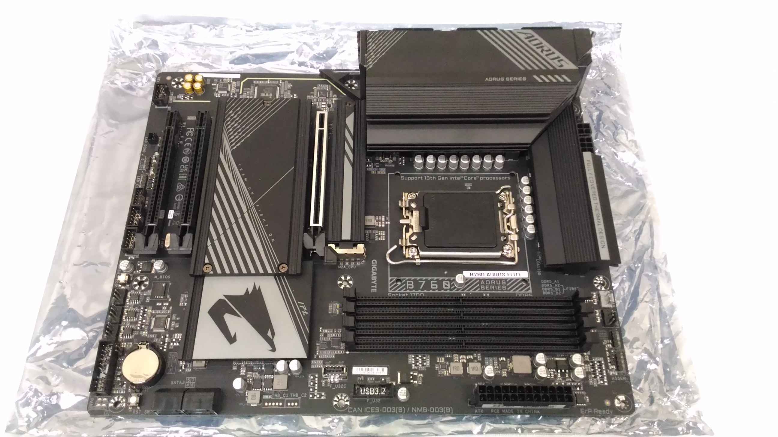 SALE OUT. Gigabyte B760 AORUS ELITE 1.0 M/B - Processor family Intel - Processor socket LGA1700 - DDR5 DIMM - Memory slots 4 - Supported hard disk drive interfaces 	SATA, M.2 - Number of SATA connectors 4 - Chipset Intel B760 Express - ATX - USED, REFURBI