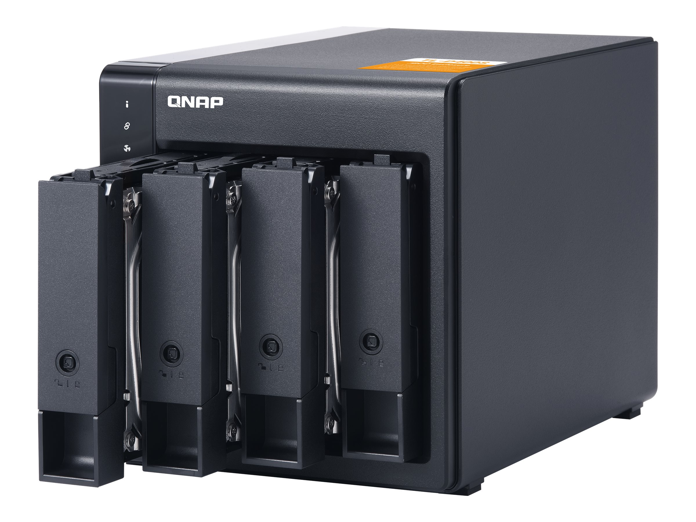 QNAP High-performance Desktop SATA 6Gbps JBOD Storage Enclosure - TL-D400S - Black