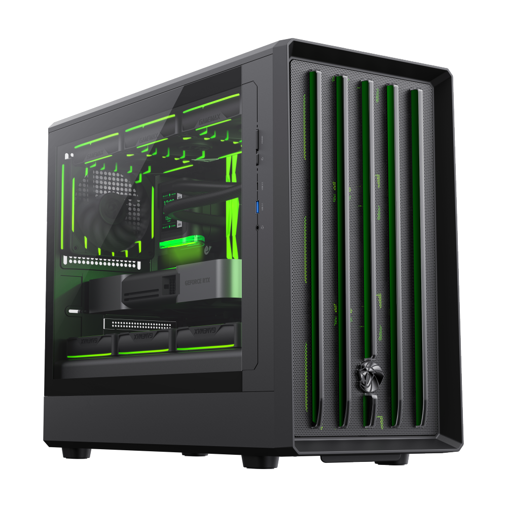Gamemax Case - CLAW 360 BK - M-ATX