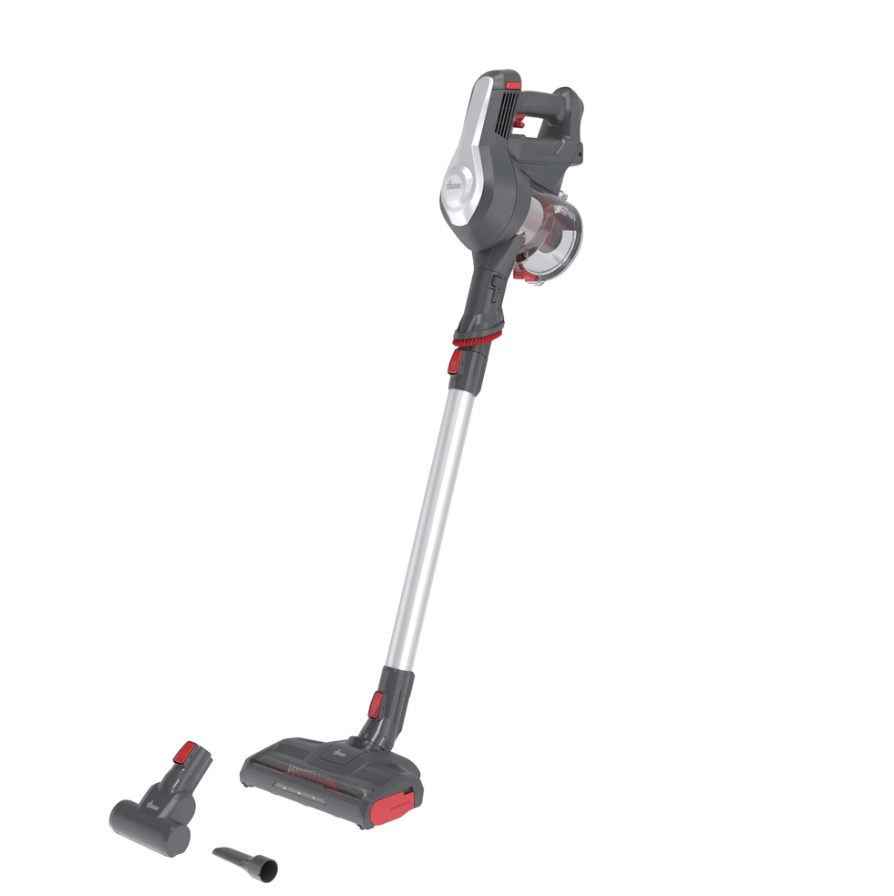Hoover Vacuum cleaner - HF122GPT 011 - Cordless operating - Handstick - 170 W - 22 V - Operating time (max) 40 min - Titanium