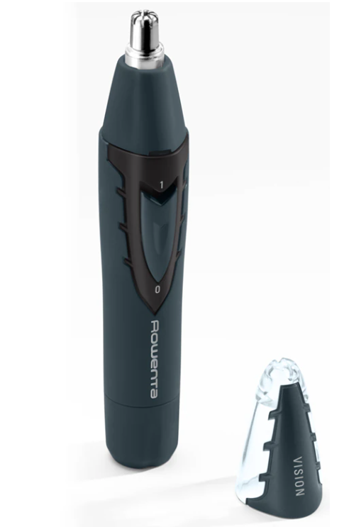 Rowenta Nose and Ear Trimmer - TN3011F0 - Cordless - Wet & Dry - Black/Blue