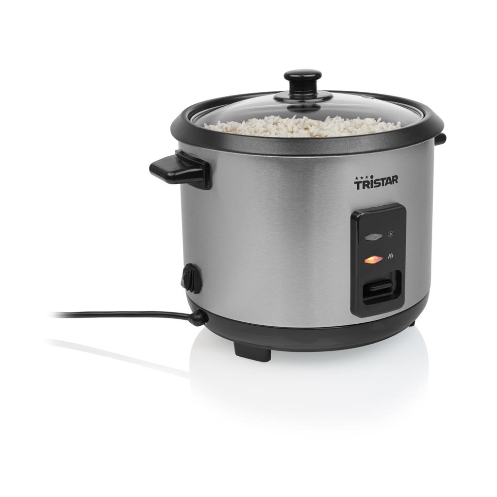 Tristar Rice Cooker - RK-6147 - 500 W - 1.5 L - Number of programs 1 - Silver
