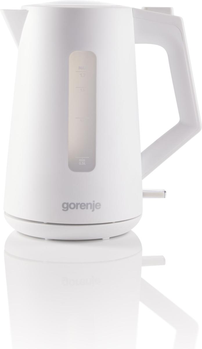 Gorenje Kettle - K17OPW - 2200 W - Electric - 1.7 L - 360° rotational base - Plastic - White
