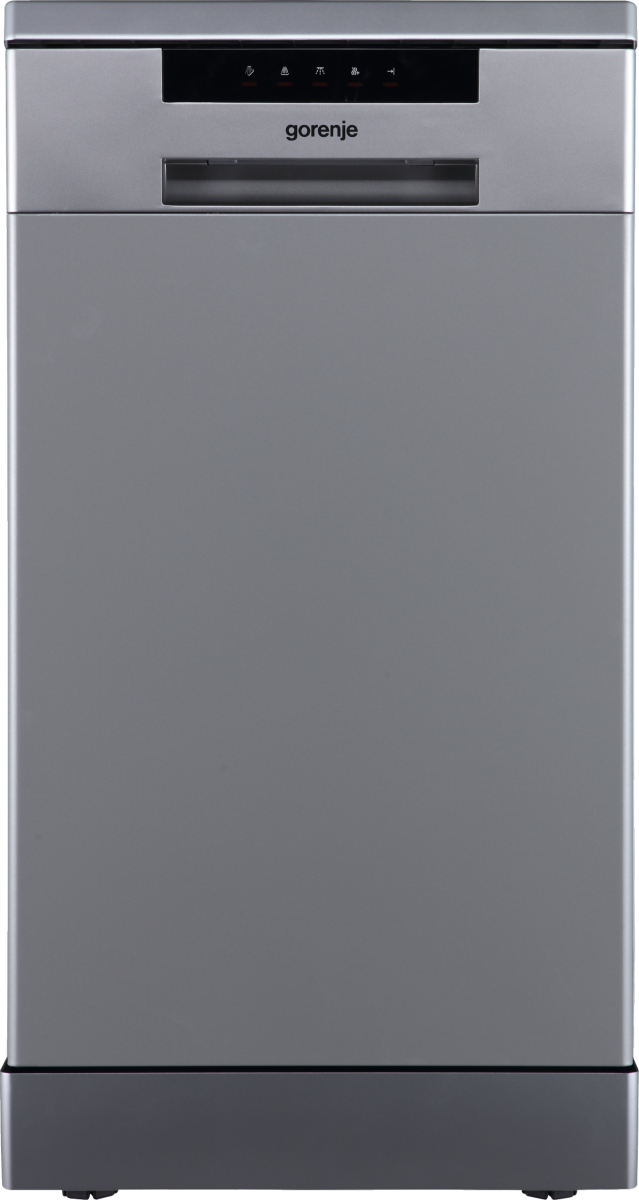Gorenje Dishwasher - GS522E10S - Built under - Width 44.8 cm - Number of place settings 10 - Number of programs 6 - Energy efficiency class Class E - Grey