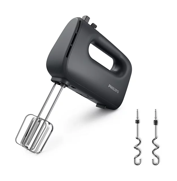Philips Hand mixer - HR3739/00 5000 Series - Hand Mixer - 400 W - Number of speeds 5 - Turbo mode - Black
