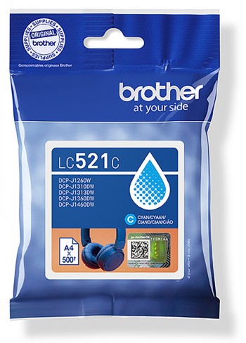 Brother LC521C - Ink Cartridges - Cyan