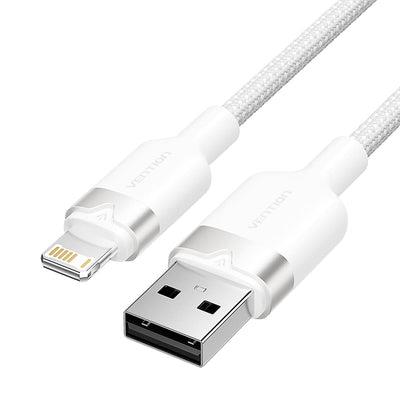 CABLE USB2.0 TO LIGHTNING/1M WHITE LANWF VENTION