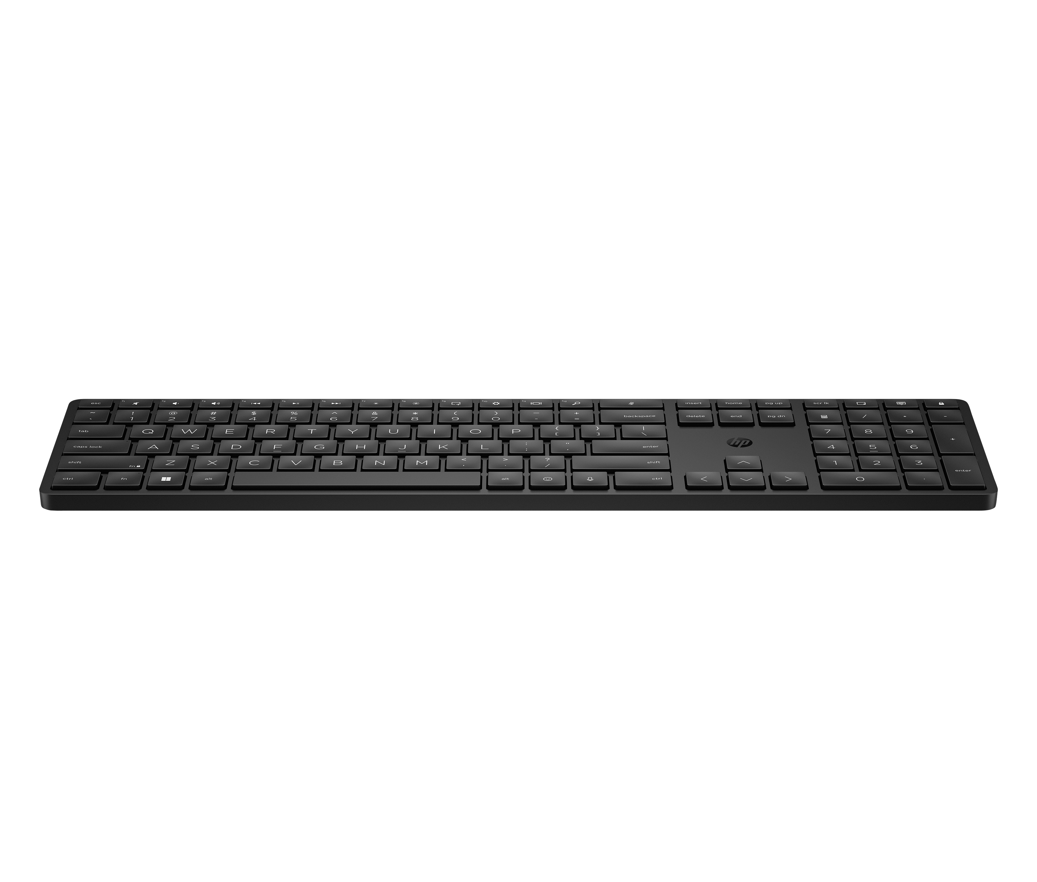 HP 455 Programmable Wireless Keyboard, Sanitizable - Black - US ENG