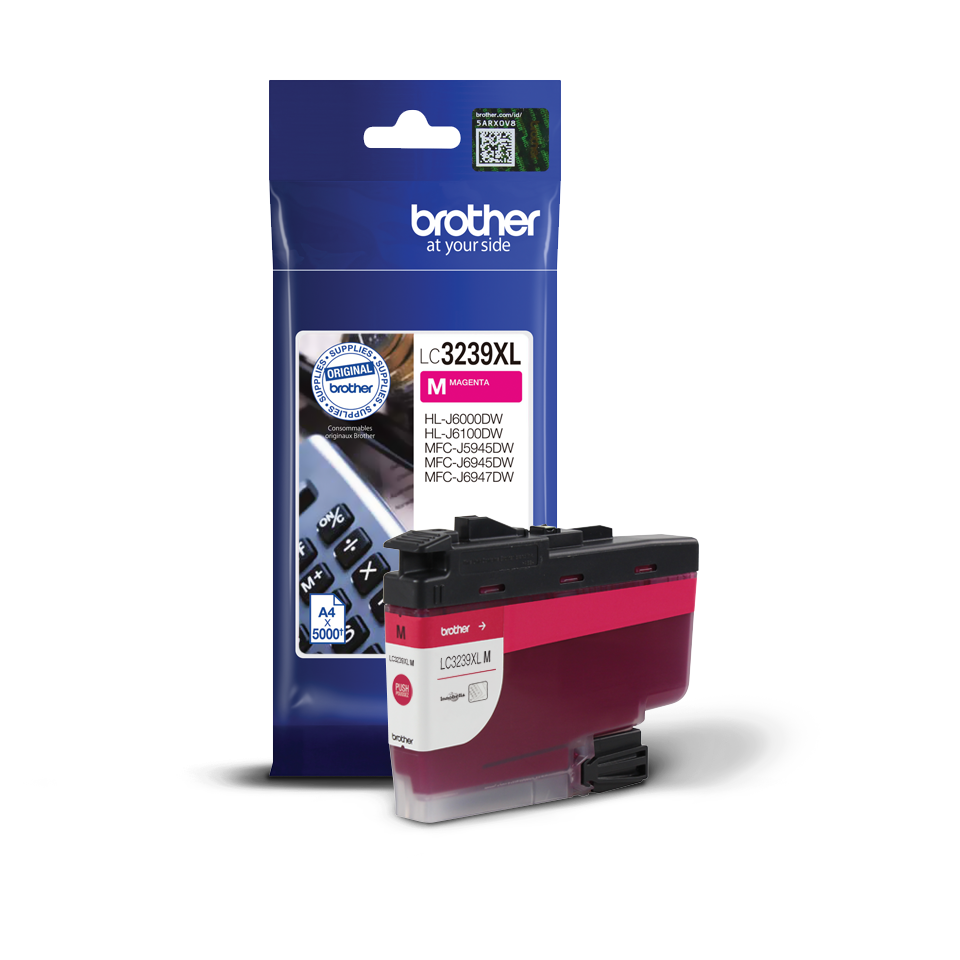 Brother High-yield Ink Cartridge - LC3239XLM - Ink - Magenta