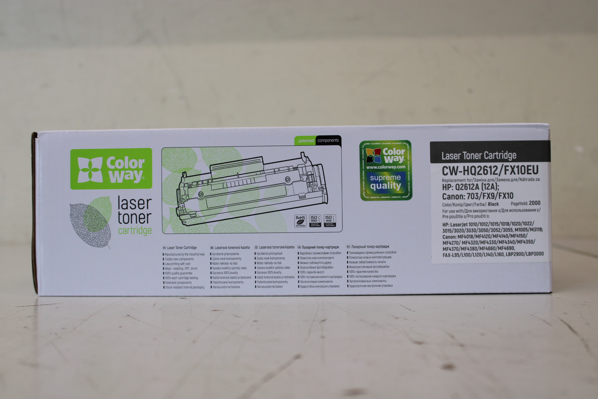 SALE OUT. ColorWay Toner Cartridge - Black - DAMAGED PACKAGING