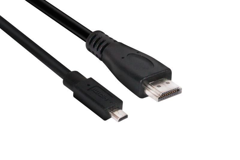 CABLE MICRO HDMI TO HDMI 1M/M/M CAC-1351 CLUB3D
