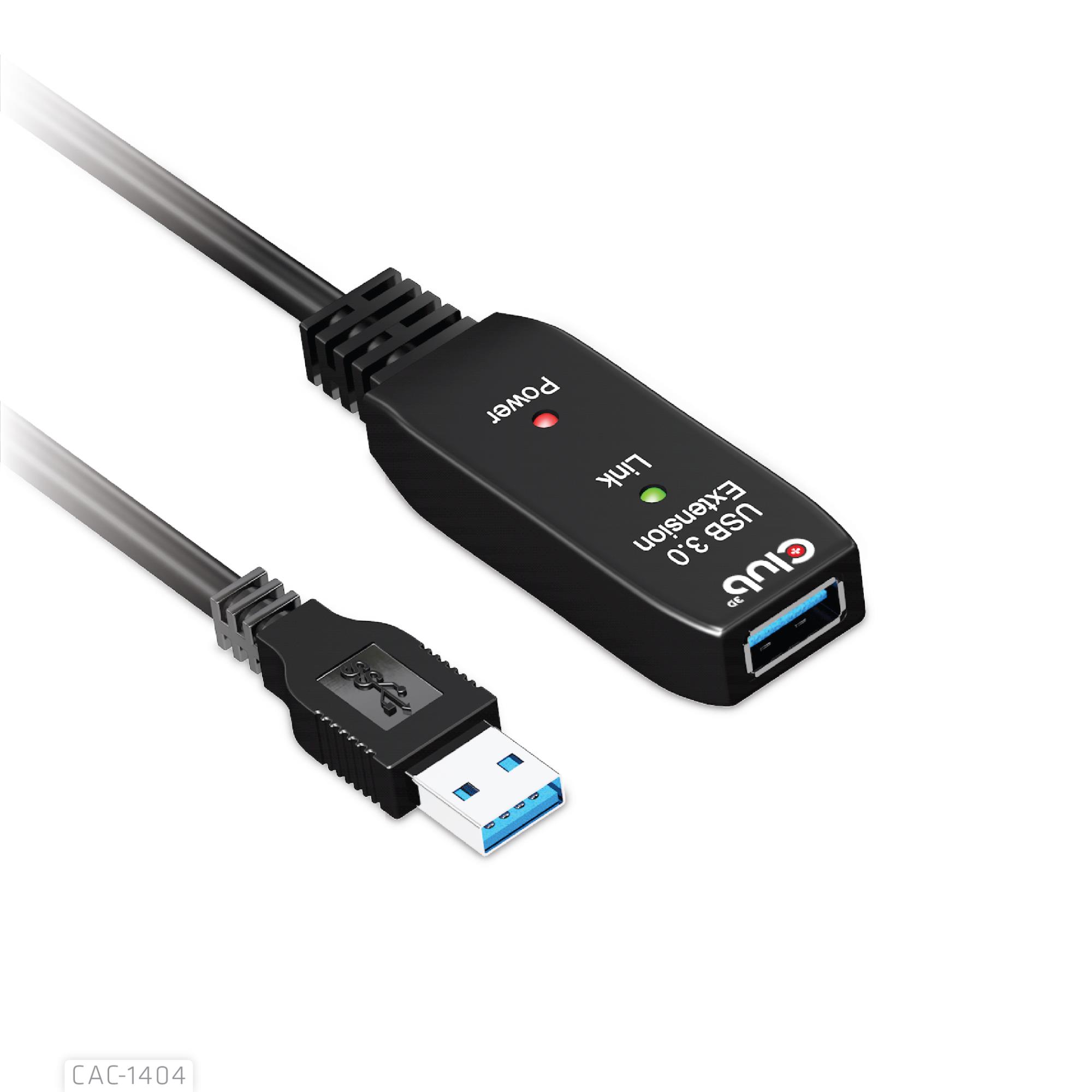 CABLE USB3.2 TO USB3.2 5M/M/F CAC-1404 CLUB3D