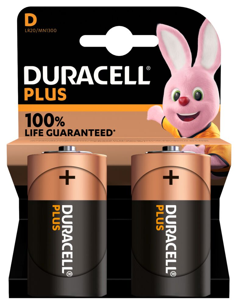 Duracell - Plus MN1300 - D - Alkaline - 2 pc(s)