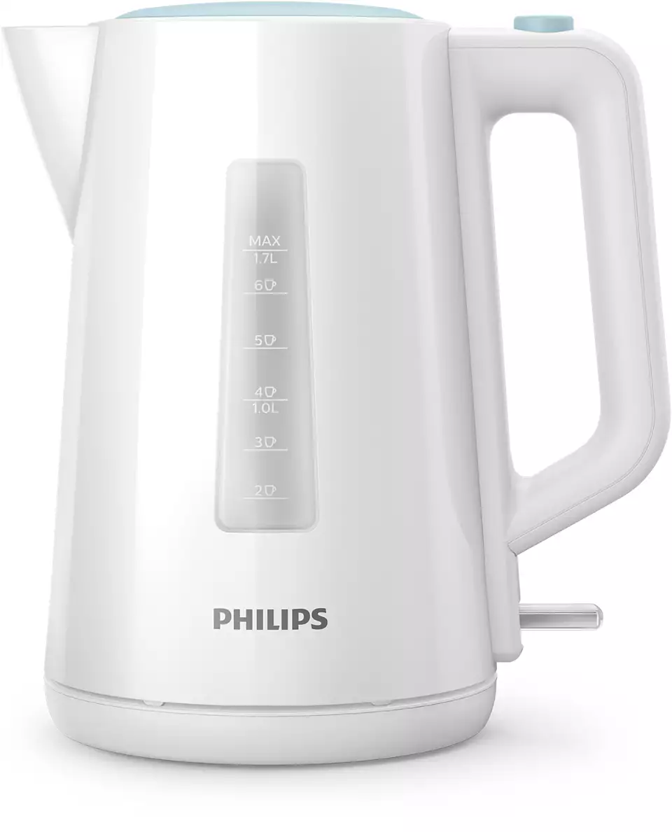 Philips - Kettle - HD9318/70 - Electric - 2200 W - 1.7 L - Plastic - 360° rotational base - White