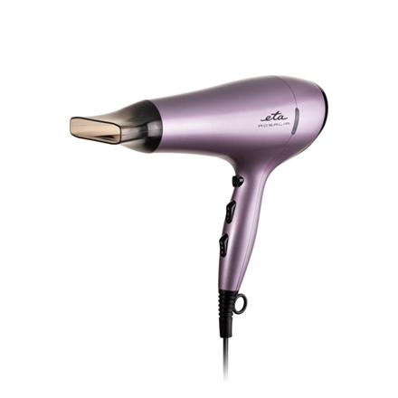 ETA - Hair Dryer - ETA431990000 Rosalia - 2200 W - Number of temperature settings 3 - Ionic function - Diffuser nozzle - Purple