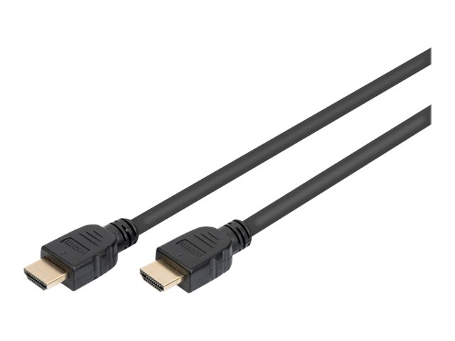 Digitus - Ultra High Speed HDMI Cable with Ethernet - AK-330124-010-S - HDMI Male (type A) - HDMI Male (type A) - HDMI to HDMI - 1 m