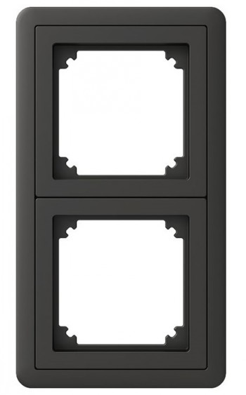 SCHNEIDER ELECTRIC EXXACT 2-G FRAME W REM ADAPT 7 ANTH