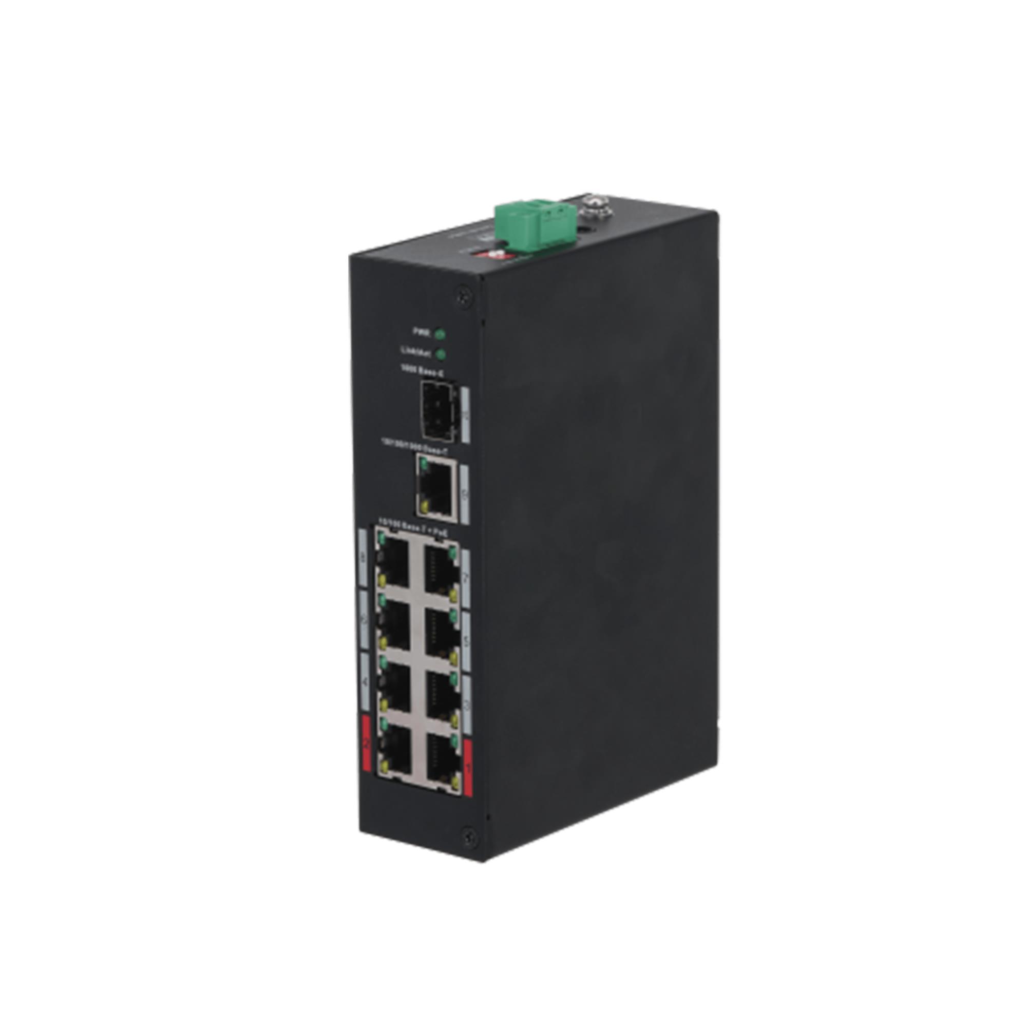 Switch|DAHUA|PFS3110-8ET-96-V2|PoE ports 8|96 Watts|DH-PFS3110-8ET-96-V2