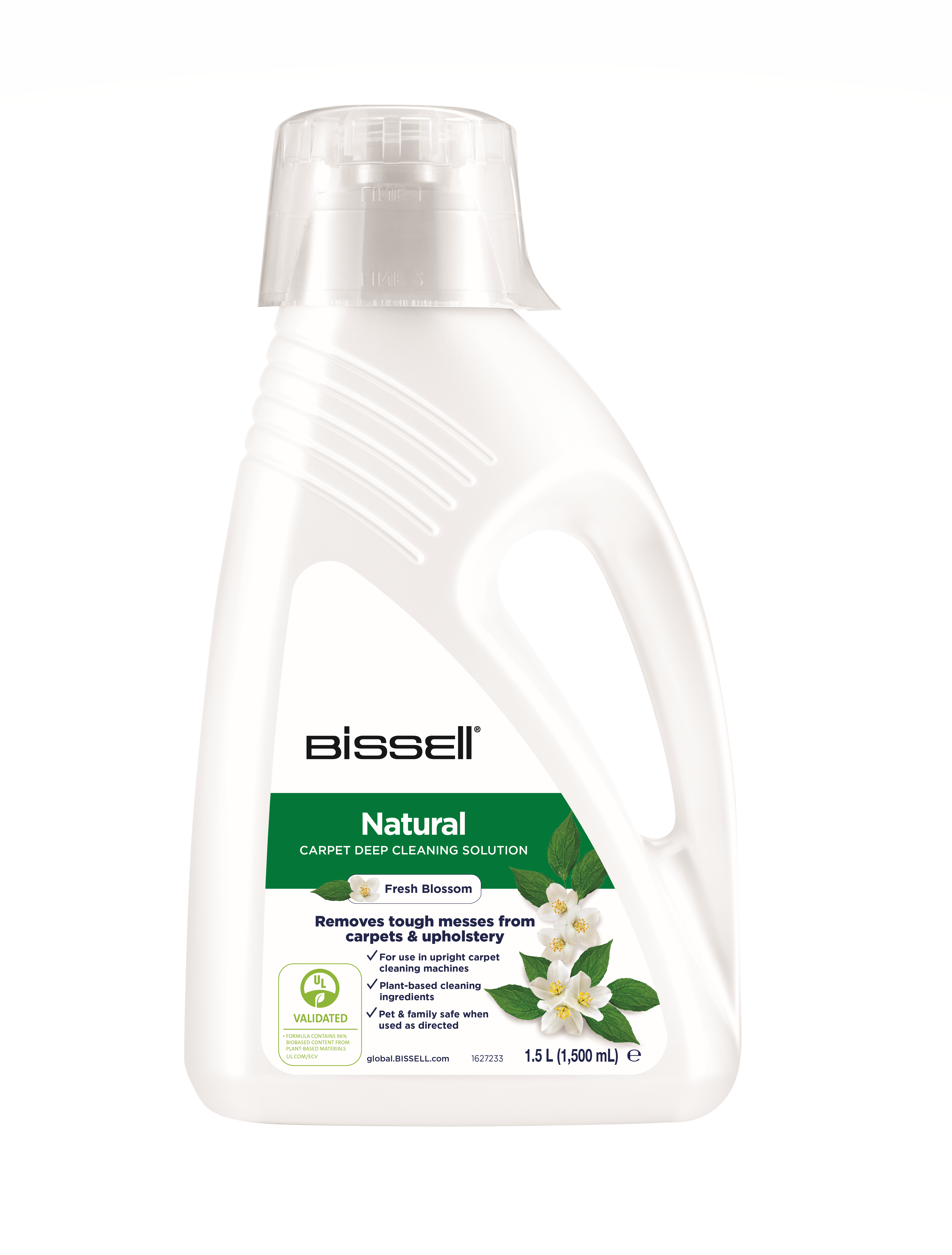 Bissell - Upright Carpet Cleaning Solution Natural Wash and Refresh - 1500 ml