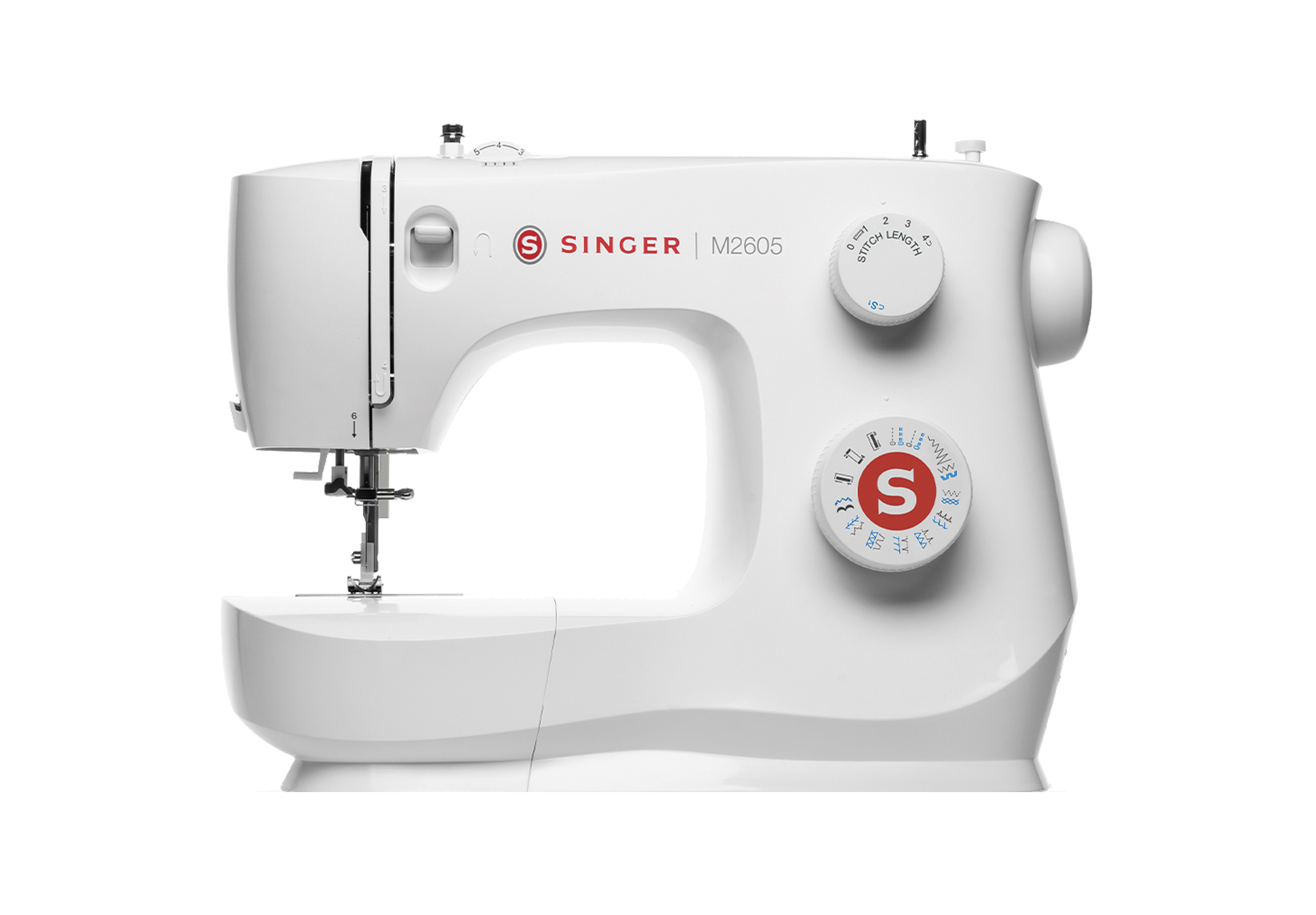 Singer - Sewing Machine - M2605 - Number of stitches 12 - White