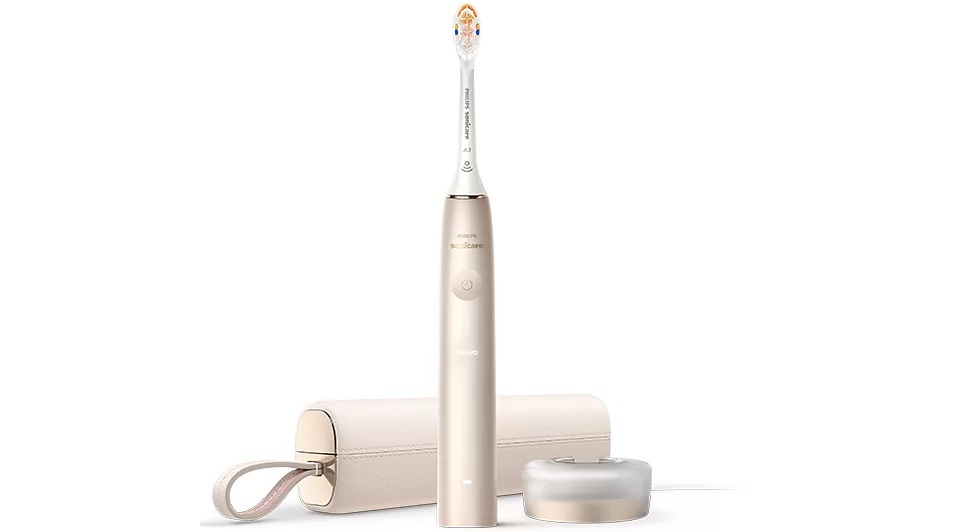 Philips - Electric Toothbrush - HX9992/11 Sonicare 9900 Prestige - Rechargeable - For adults - Number of brush heads included 1 - Number of teeth brushing modes 5 - Sonic technology - Champagne