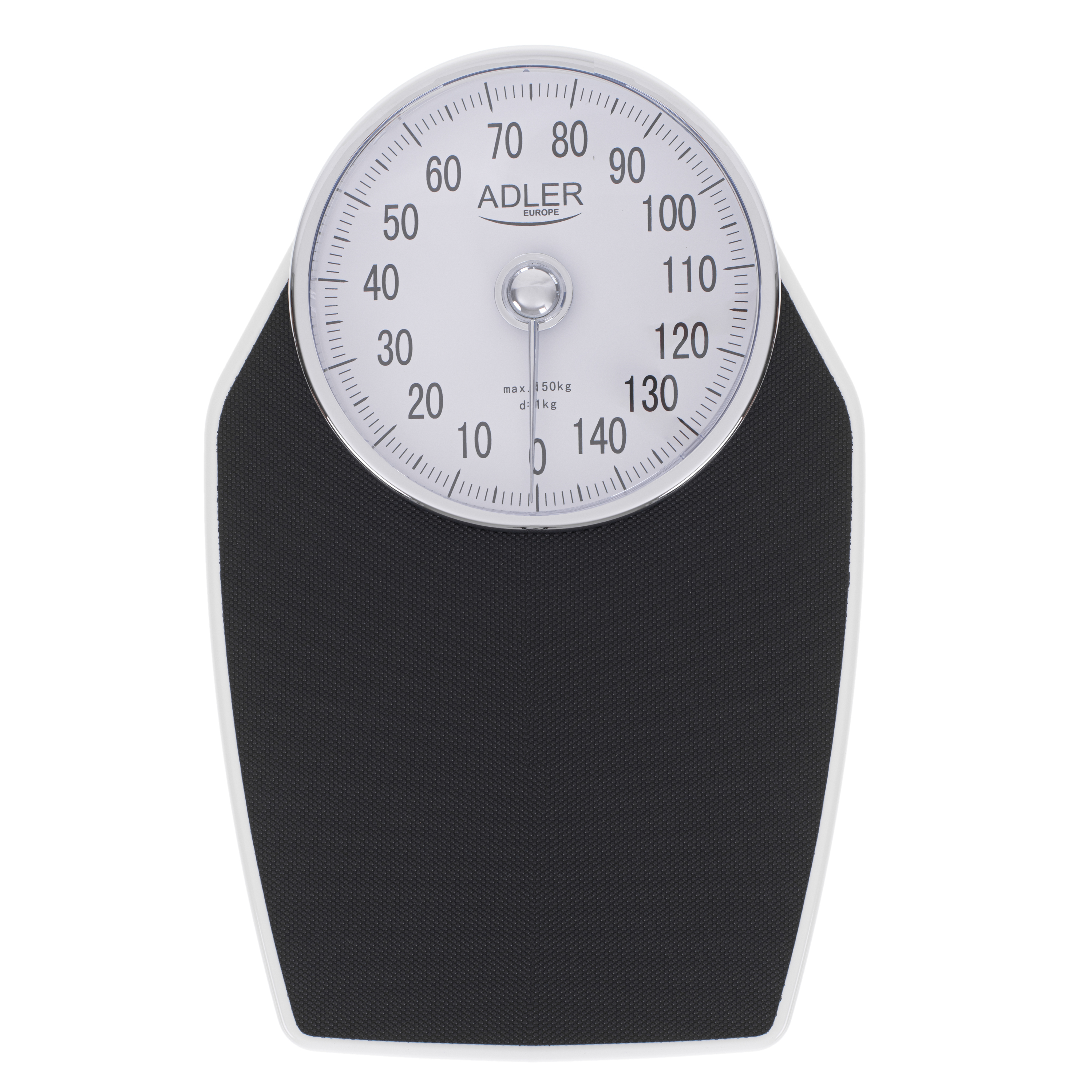 Adler - Mechanical Bathroom Scale - AD 8177 - Maximum weight (capacity) 150 kg - Accuracy 1000 g - Black