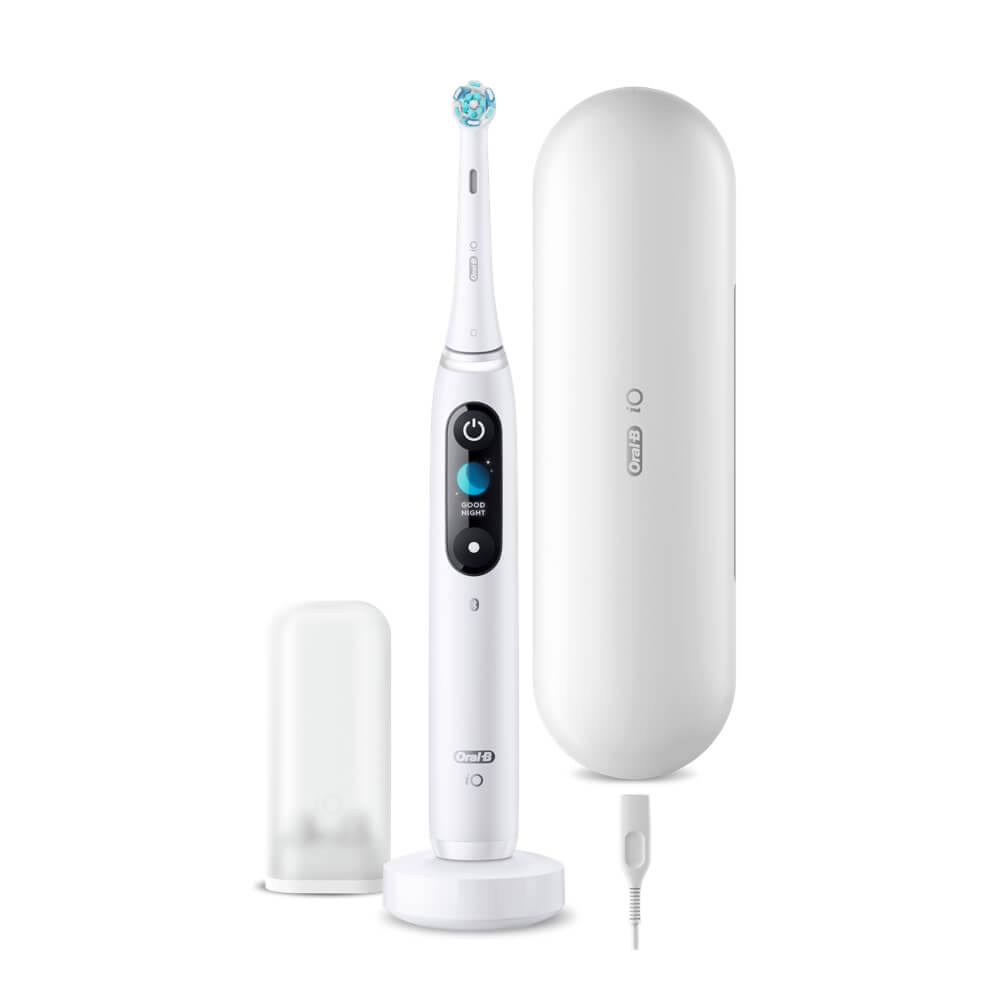Oral-B - Electric Toothbrush - iO9 Series - Rechargeable - For adults - Number of brush heads included 1 - Number of teeth brushing modes 7 - White