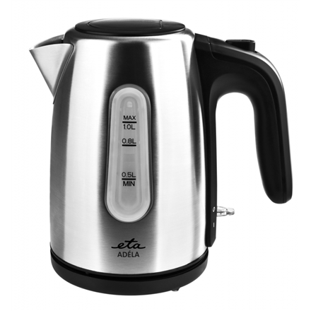 ETA Kettle - ETA160490000 ADÉLA - Electric - 1600 W - 1 L - Stainless Steel - 360° rotational base - Stainless Steel