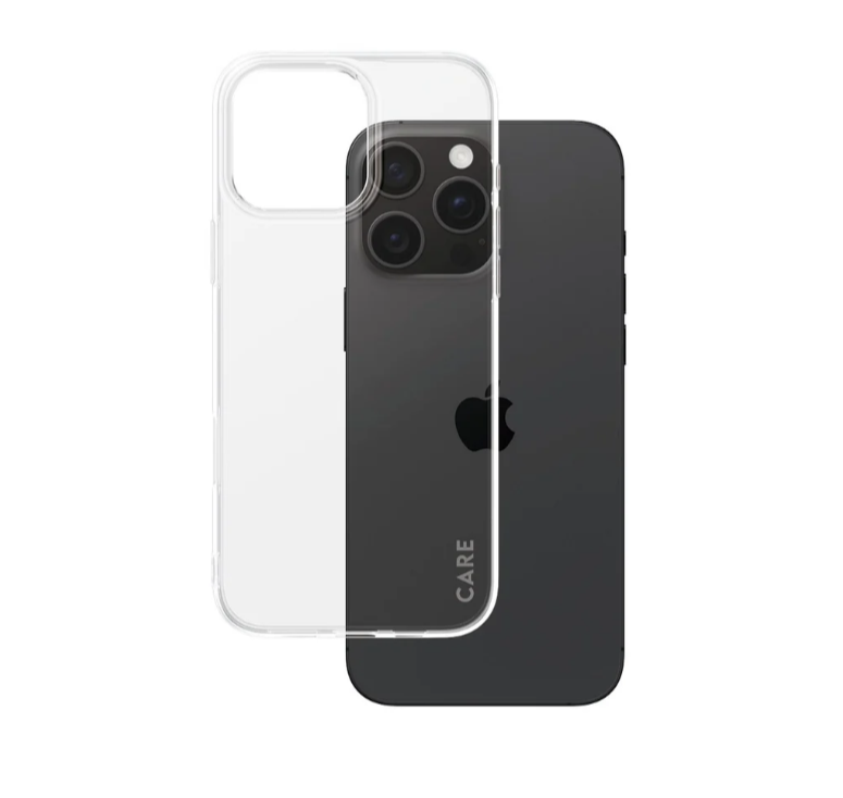 CARE Fashionable Case - Back cover - Apple - iPhone 16 Pro Max - Recycled plastic - Transparent - X-Ray Soft Basic