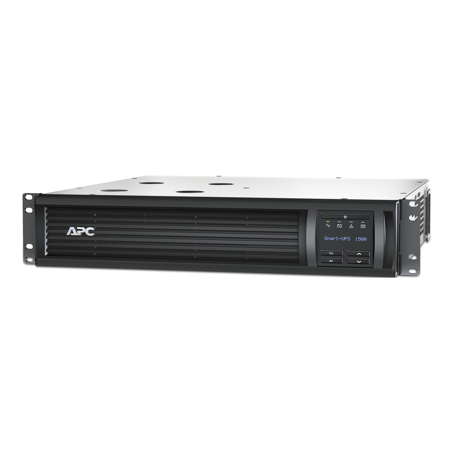 Schneider Electric APC Smart-UPS, Rackmount 2U, 230V, 4x IEC C13 sockets, Network card, AVR, LCD - SMT1500RMI2UNC - 1500 VA - 1000 W - 230 V