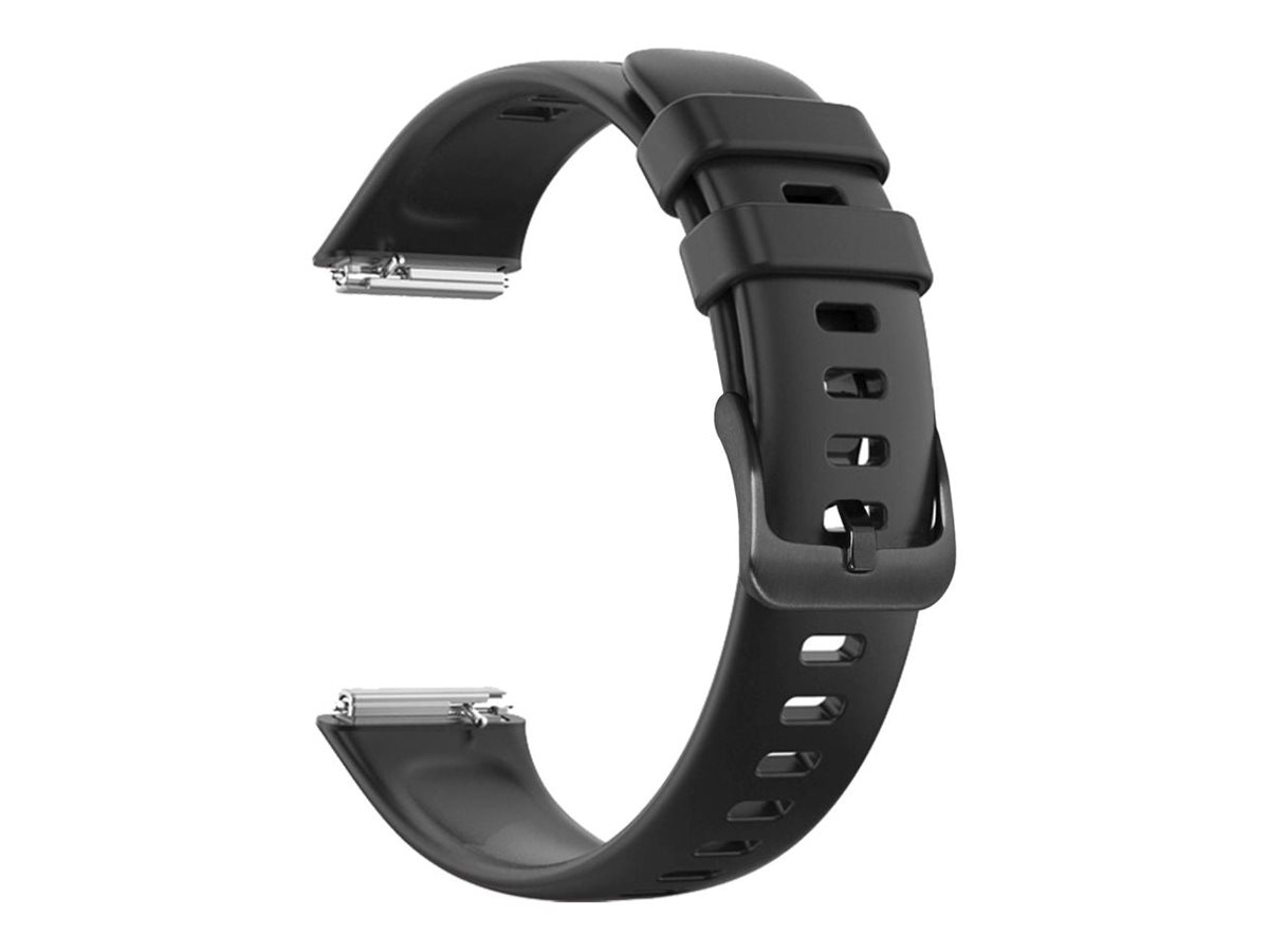 Fixed - Silicone Strap for Huawei Band 8/9/10 - Black