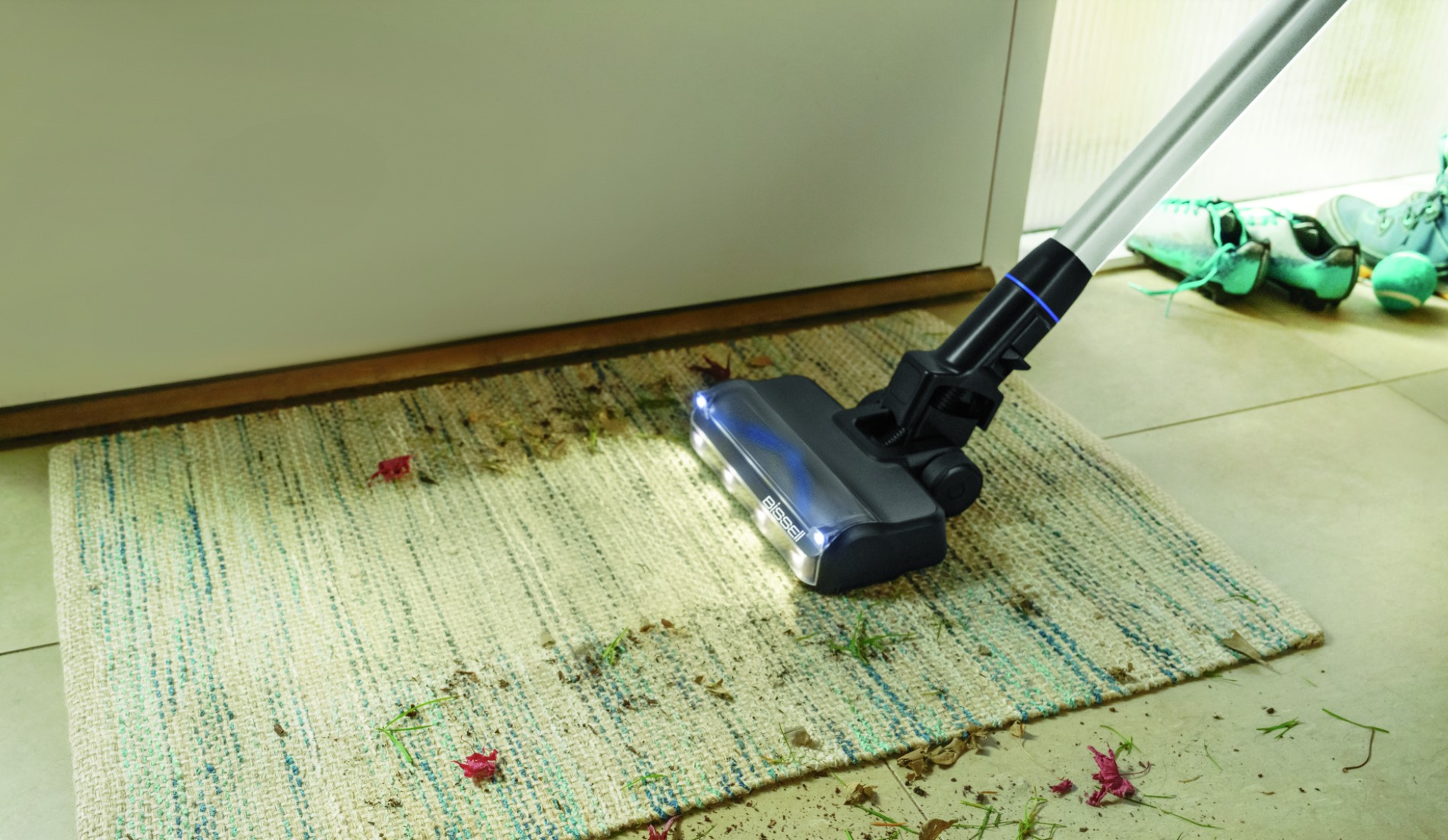 Bissell Stick Vacuum - PowerClean FurGuard Select - Cordless operating - 280 W - 25.2 V - Operating time (max) 50 min - Black/Titanium/Cobalt Blue - Warranty 60 month(s) - Battery warranty 24 month(s)