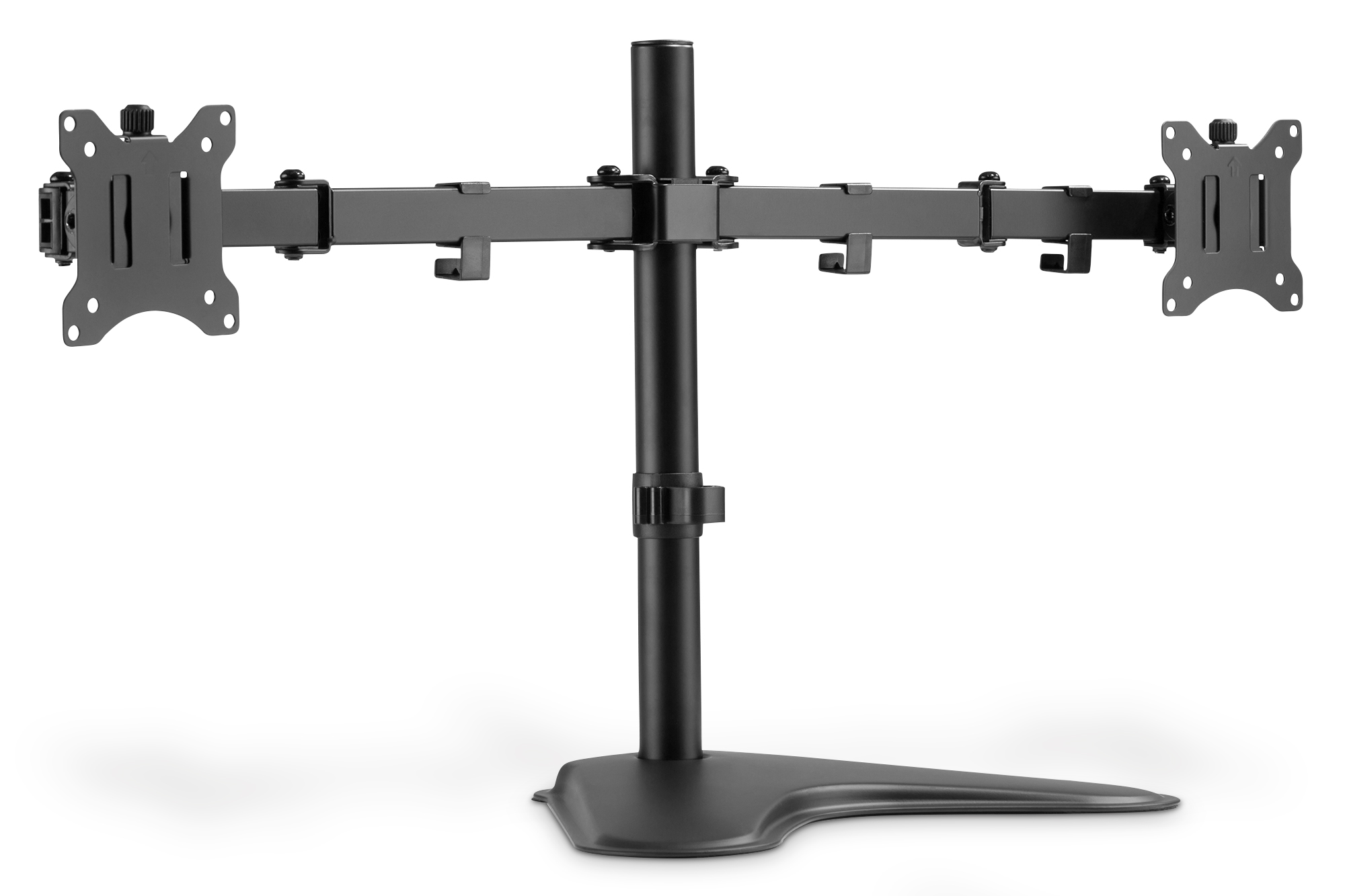 Digitus Desk Mount - DA-90401 - Adjustable Height, Rotate, Swivel - 15-32 " - Maximum weight (capacity) 2x8 kg - Black