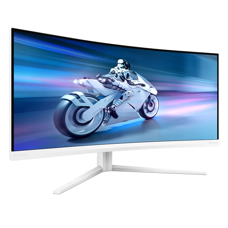 Philips - 34M2C5501A/00 - 34 " - VA - WQHD - 21:9 - 180 Hz - 1 ms - 3440 x 1440 pixels - 300 cd/m² - HDMI ports quantity 2 - White
