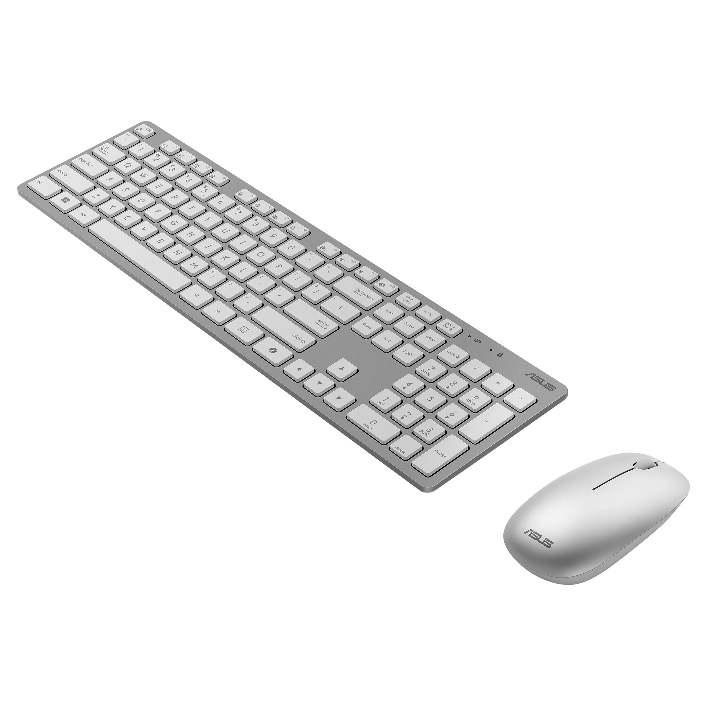 Asus W5000 - Keyboard and Mouse Set - Wireless - Russian - White