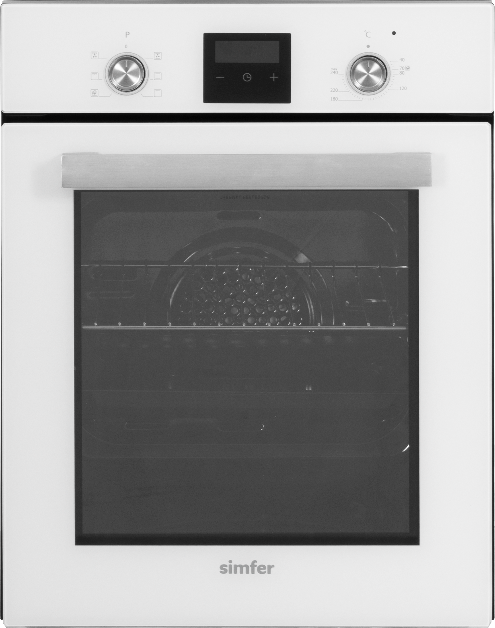 Simfer Oven - 4207DERBB.1 - 47 L - Multifunctional - Manual - Pop-up knobs - Height 59.5 cm - Width 45 cm - White