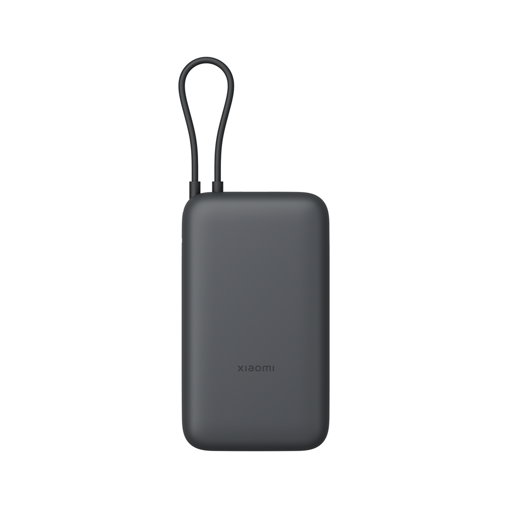 Xiaomi Power Bank 20000mAh (Integrated Cable) - 20000 mAh - Dark Gray