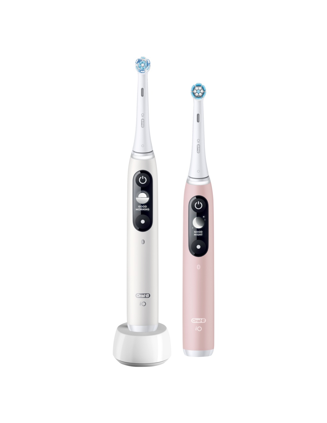 Oral-B Electric Toothbrush - iO6 DuoPack - Rechargeable - For adults - Number of brush heads included 2 - Number of teeth brushing modes 5 - White/Pink