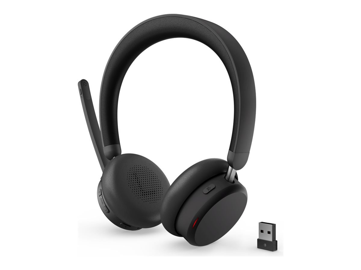 Lenovo - Wireless Headset - 4XD1S19778 - Built-in microphone - Bluetooth - ANC - Black