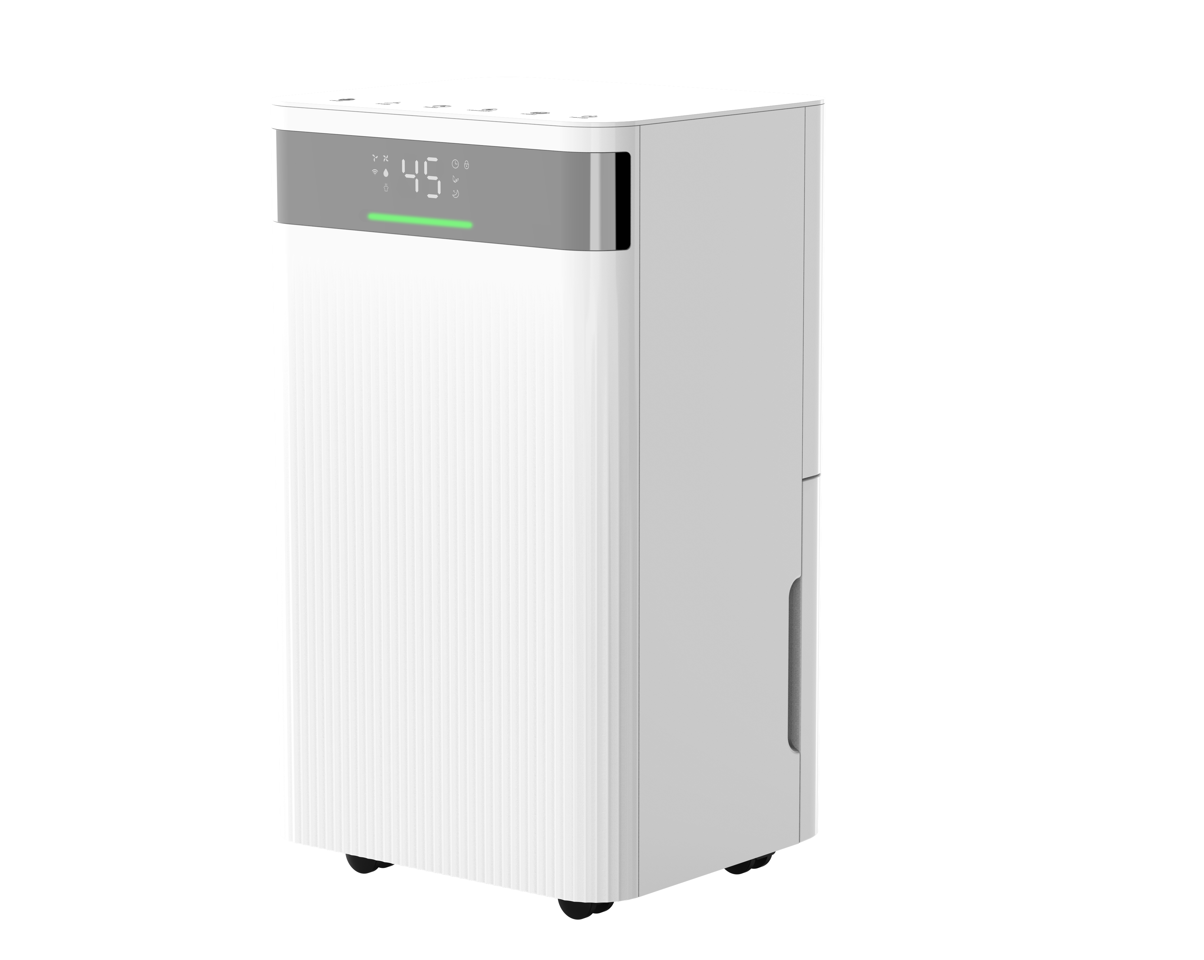 Mill Dehumidifier - MDH12 - Power 200 W - Suitable for rooms up to 8-15 m² - Water tank capacity 2 L - White