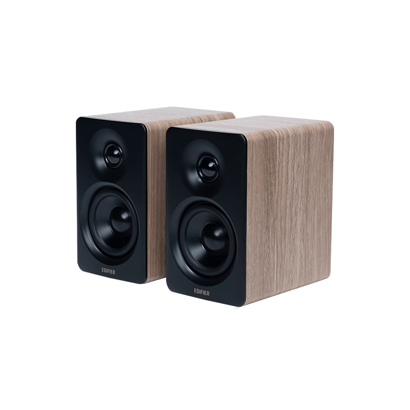 Edifier Compact Desktop 2.0 Speakers - M60 - 66 W - Bluetooth - Classic Oak - Wireless connection