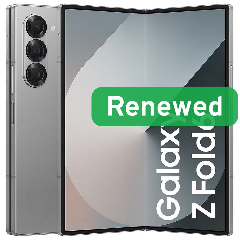 Samsung Renewed Grade B - Samsung Galaxy Z Fold 6 - Silver - 7.6 " - Dynamic AMOLED 2X - 256 GB - 5G - Android