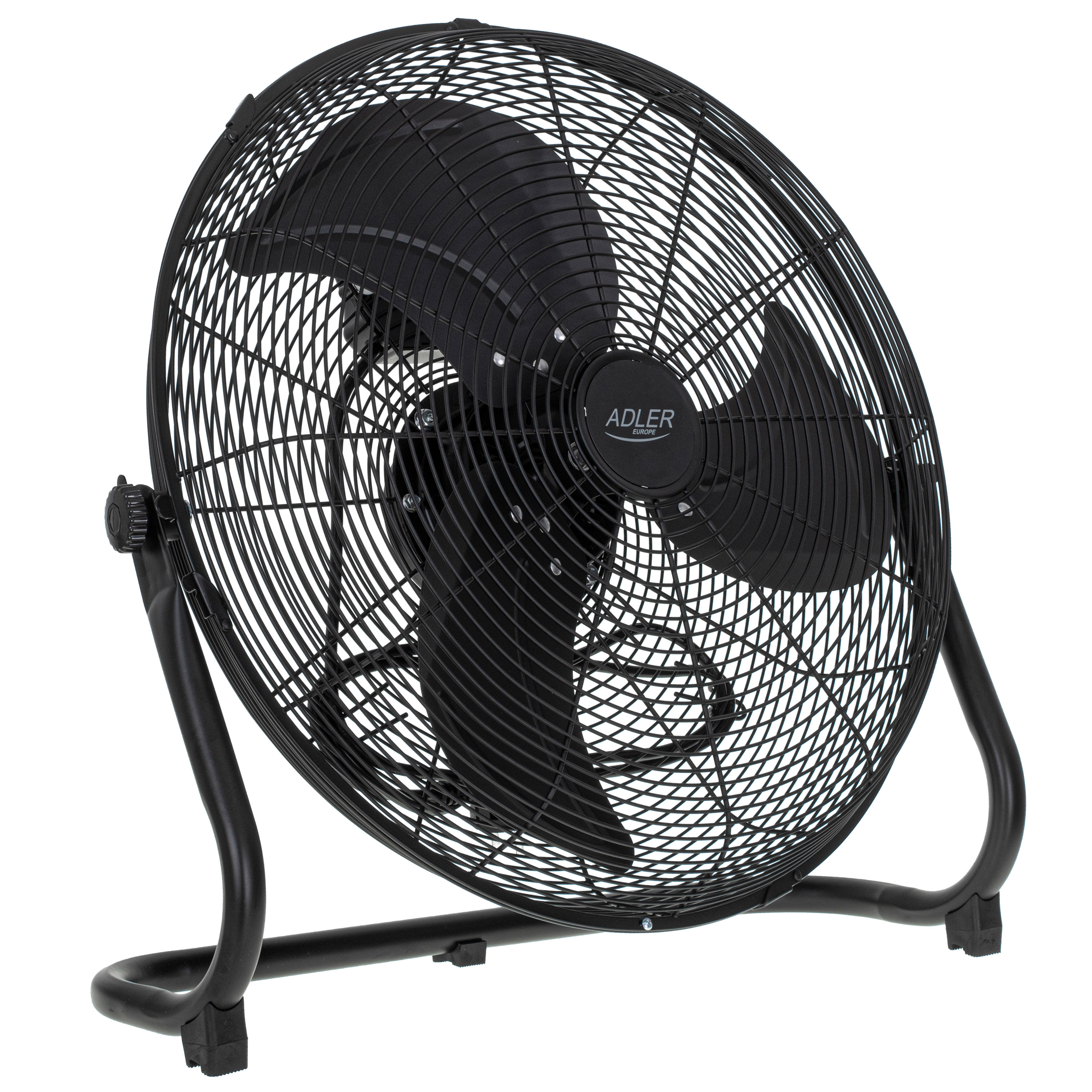 Adler Fan - AD 7334 - Velocity fan - Black - Diameter 45 cm - Number of speeds 3 - Oscillation - 110 W
